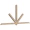 Ekena Millwork Kennewick Smooth Timber Gable Bracket, Douglas Fir, 108"W x 49"H x 3 1/2"D x 3 1/2"F, 11/12 Pitch GBW108X49X0404KEN00SDF - alternate 3